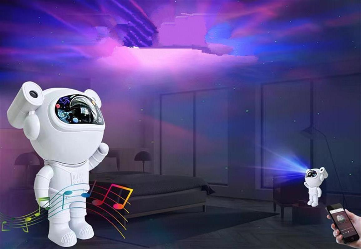 Hot Sale Astronaut Space Buddy Warrior Night Light Projector Starry Night Light for Bedroom for Children and Adults