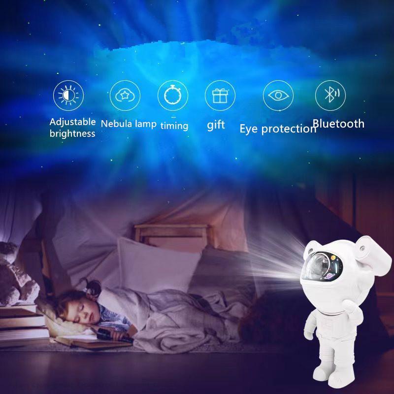 Hot Sale Astronaut Space Buddy Warrior Night Light Projector Starry Night Light for Bedroom for Children and Adults