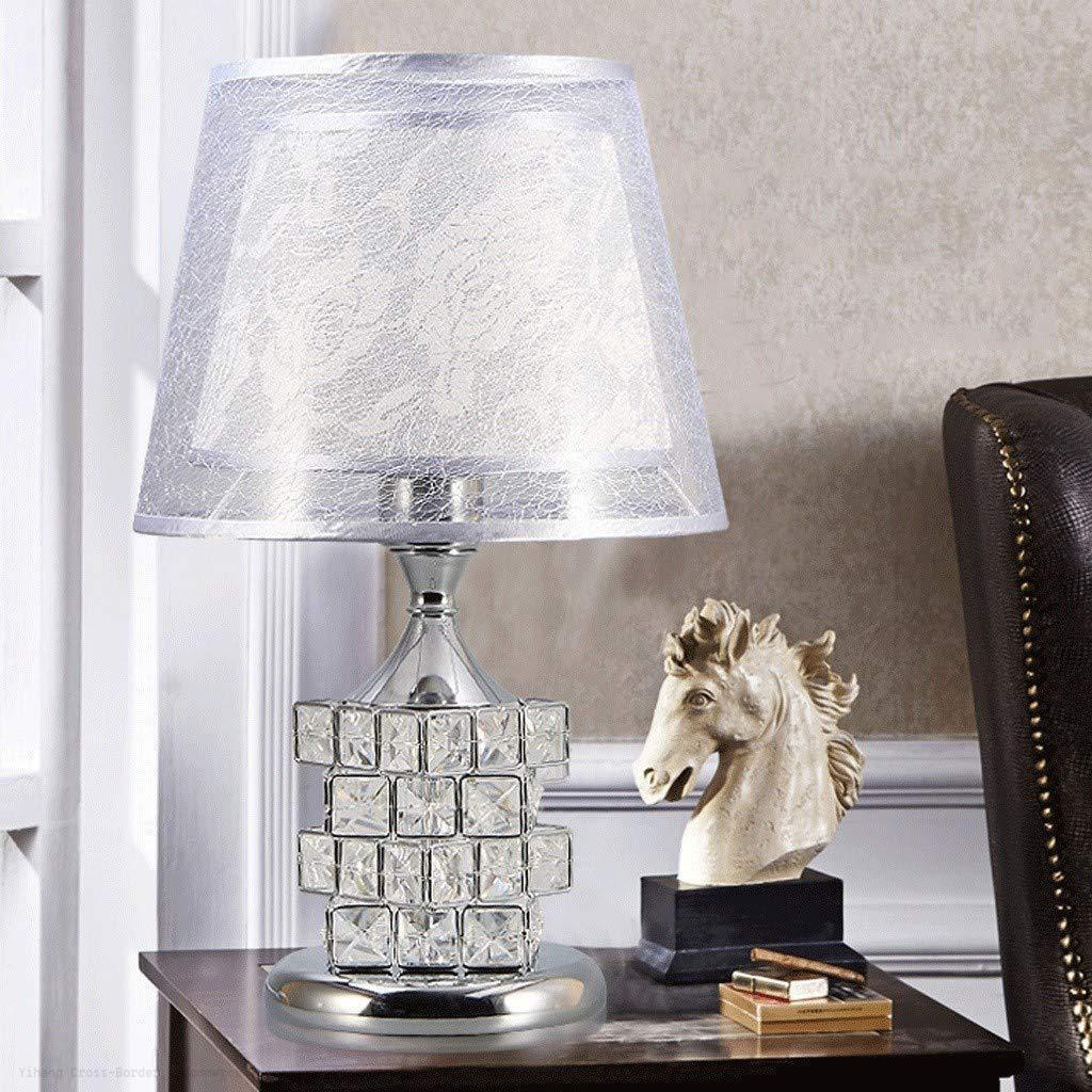 Modern decorative eye protection lamp simple modern warm romantic light luxury crystal bedside reading lamp