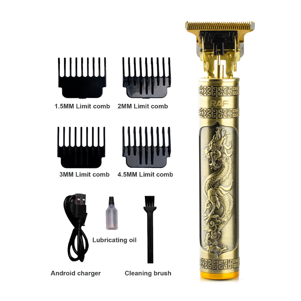 Premium brand RAF Foreign trade European regulation oil hair clipper Electric hair clipper salon electric push electric clipper