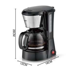 Premium Brand RAF Household Electric Machine 6-8 Cups Drip Coffee Maker With Glass Jar