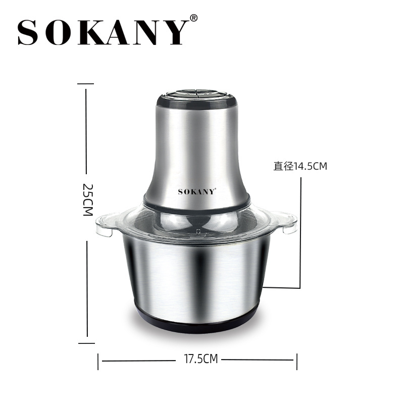 Premium Brand RAF Sokany New Design Eco-friendly Electric Chopper Grinder Food Mince Processor