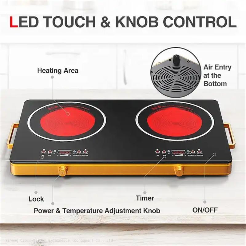 Hot Sale Unique design with knob glass ceramic Hob Knob Control Electric Furnace Furnace