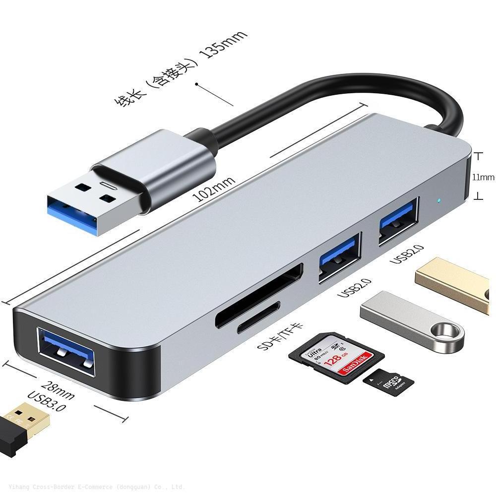 Hot Sale cross-border USB c hub Extender 3.0 Docking station Type-c Docking station PD multi-function hub for computers