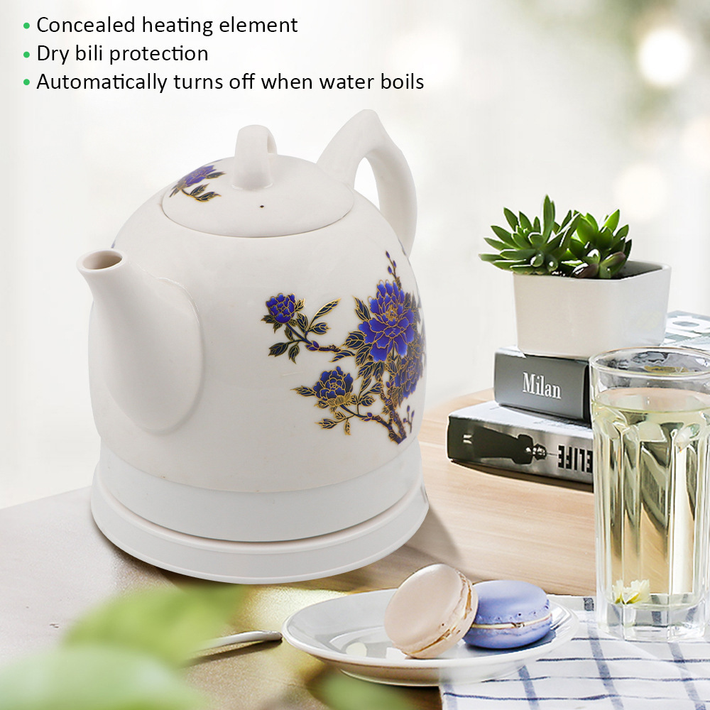 Premium brand Hot ceramic   for household  heating automatic power off porcelain kettle - a