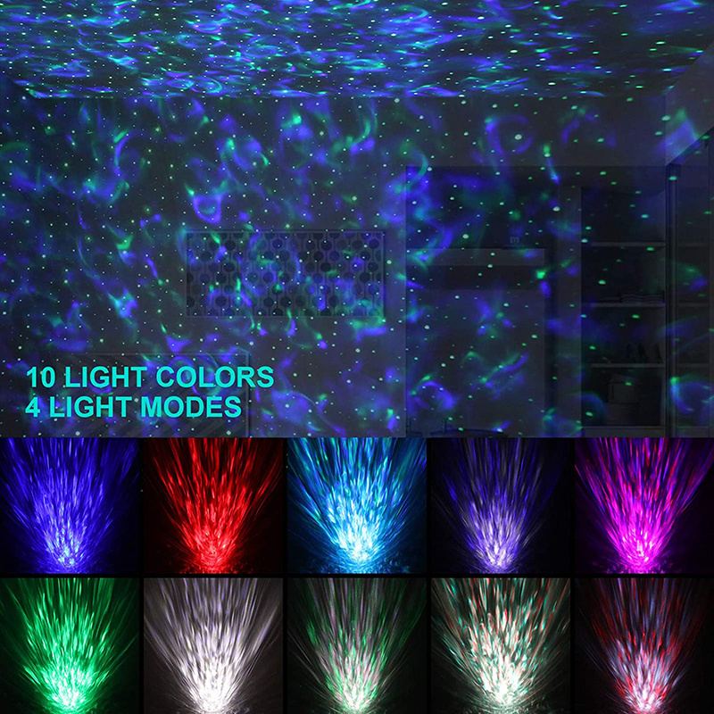 2023 High quality portable led star for galaxy projector ocean wave night light space buddy projector