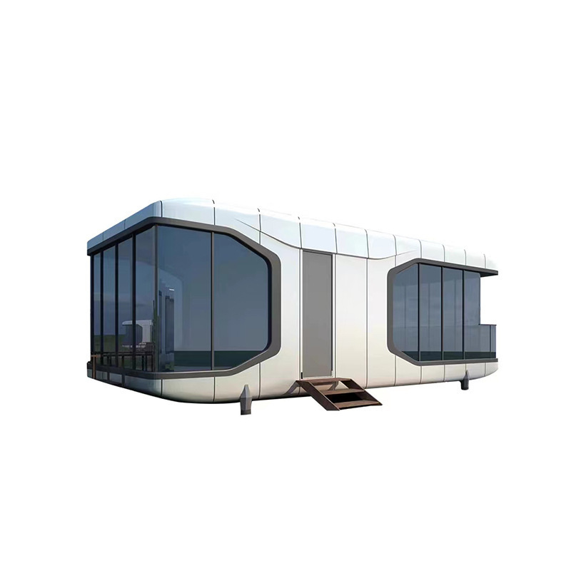 Customized Vacation Camping Capsule Space Capsule Large A Frame House Prefabricated Cabin(11500*3300*3200mm)