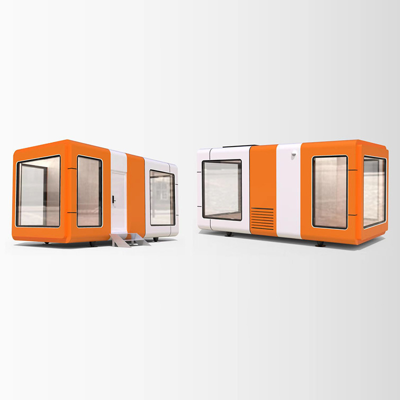 Integrated outdoor Prefabricated mobile Space Capsule Container House with Bedroom8500*3300*3200mm