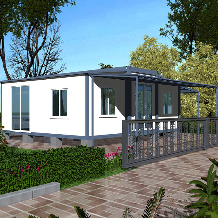 40ft 20ft Foldable Prefab Luxury Villa Expandable Folding Container Prefabricated Living Home