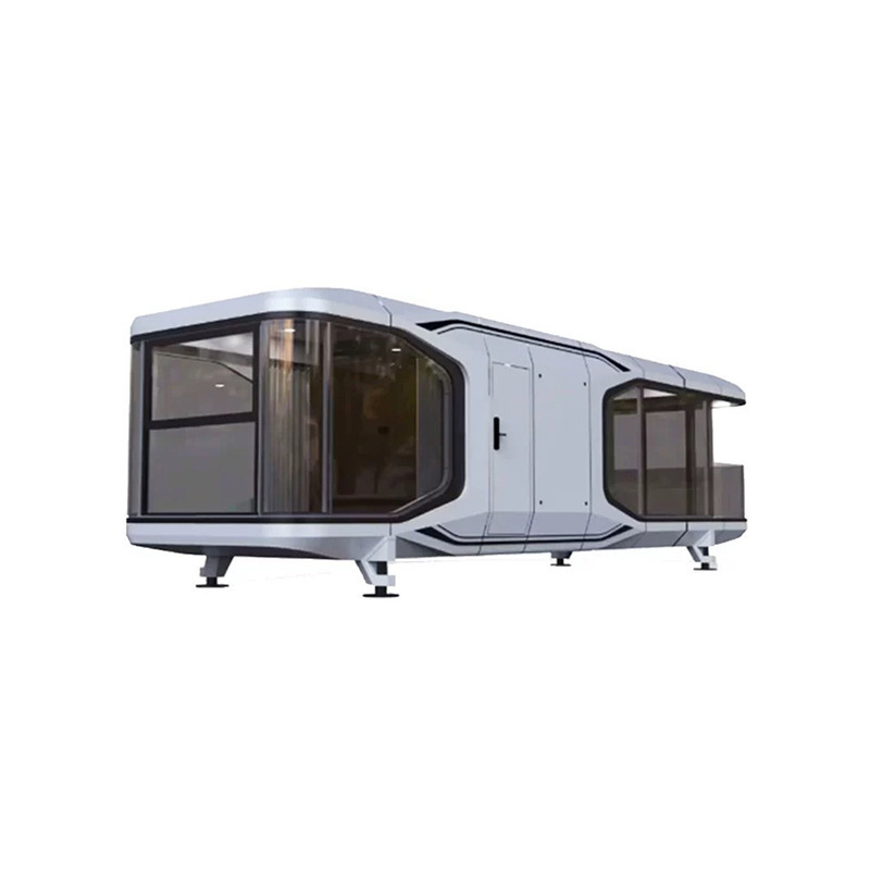 Prefab House Space Capsule Bed Cabin Hot Sleep Pod Outdoor Mobile Tiny House8500*3300*3200mm