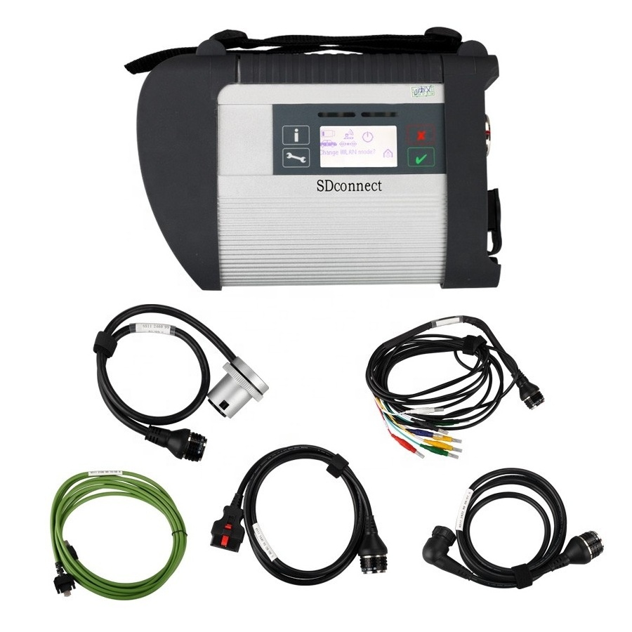 MB STAR C4 Multiplexer SD Connect C4 x-try das wis epc For truck diagnostic with Toughbook T430 software 2020.09