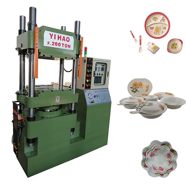 MA 200A Hot Sell Hydraulic Automatic Oil Heat Press Melamine Crockery Moulding Machine