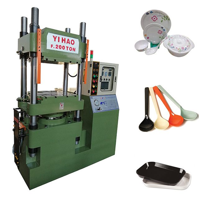 MA 200A Hot Sell Hydraulic Automatic Oil Heat Press Melamine Crockery Moulding Machine