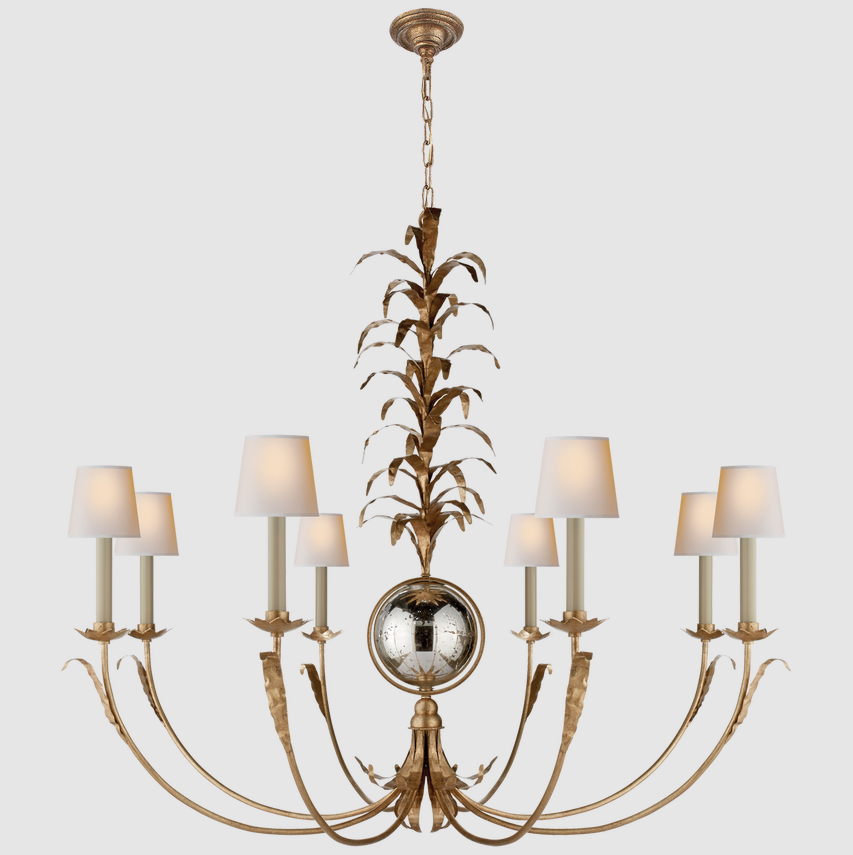 Creative American Rural Retro Antique Hanging Villa Restaurant Living Room Home Pendant Light Brass Farmhouse Chandelier