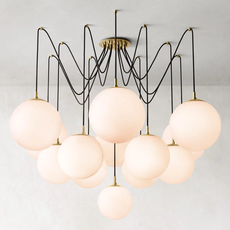 Modern Sputnik Chandelier American Style Mid Pendant Lighting Industrial Vintage Ceiling Light Fixture