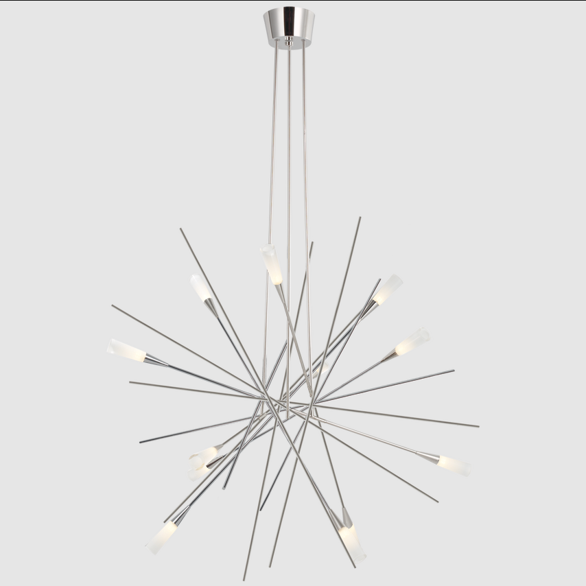 European and american modern custom luxury pendant lighting antique brass sputnik chandelier