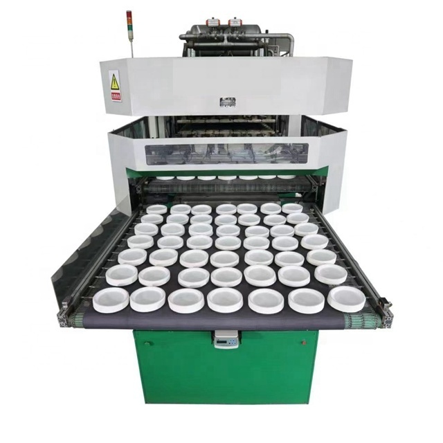 Biodegradable Pulp Molding Disposable Food Packaging Machine, Environmental Friendly Plant Fibre Product Making Machine