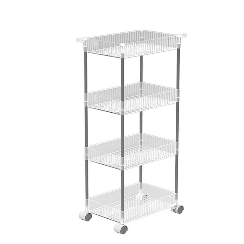 3 Tier Rolling Utility Cart Storage Organizer Cart, Mobile Storage Cart For Home, rolling cart trolley storage shelf with wheels