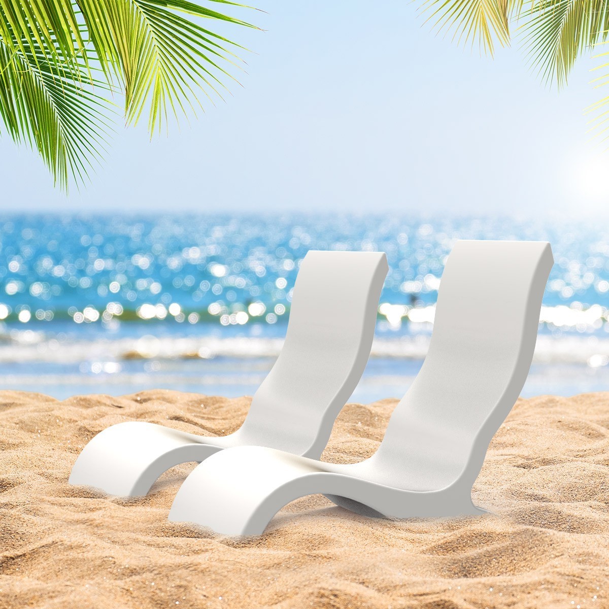 Pool lounge chair Ledge lounger in pool luxury lounge chair outdoor furniture beach balcony hotel lounger pool chair sun lounger