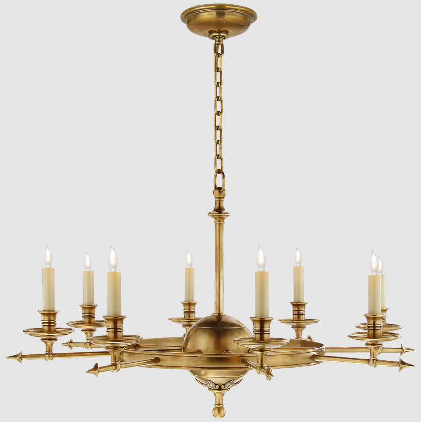 American Style Classical Rustic Candle Design Modern Vintage Copper Bronze Pendant Lighting Brass Led Farmhouse Chandeliers