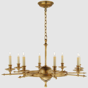 American Style Classical Rustic Candle Design Modern Vintage Copper Bronze Pendant Lighting Brass Led Farmhouse Chandeliers