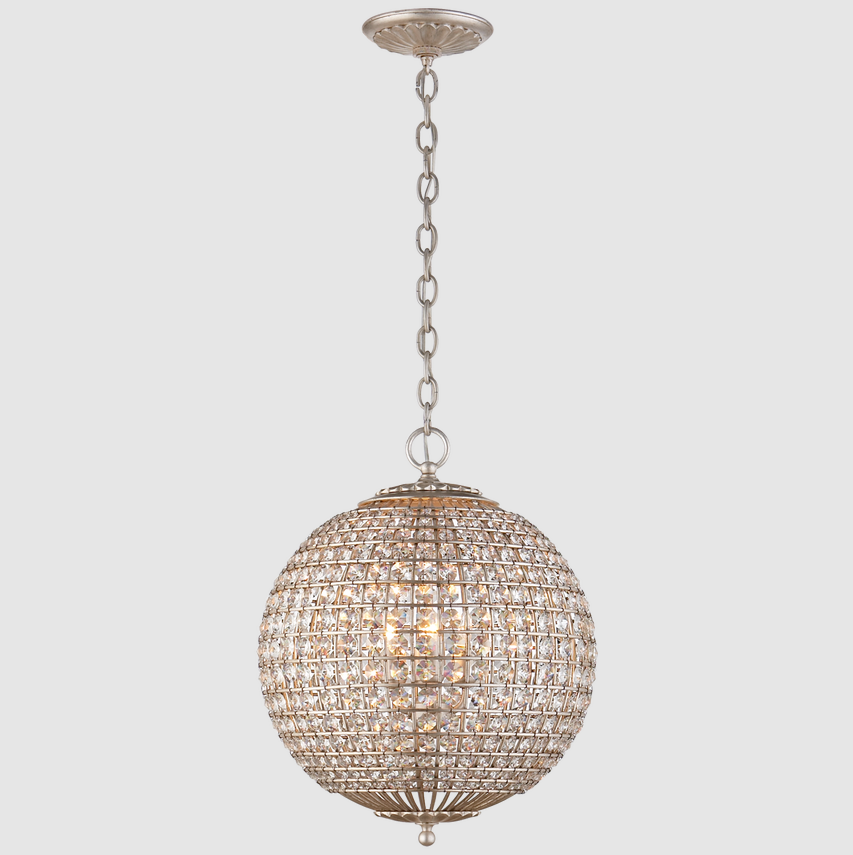 Vintage american style rustic pendant lights fixtures lighting round beaded gold ceiling led luxury modern k9 crystal chandelier