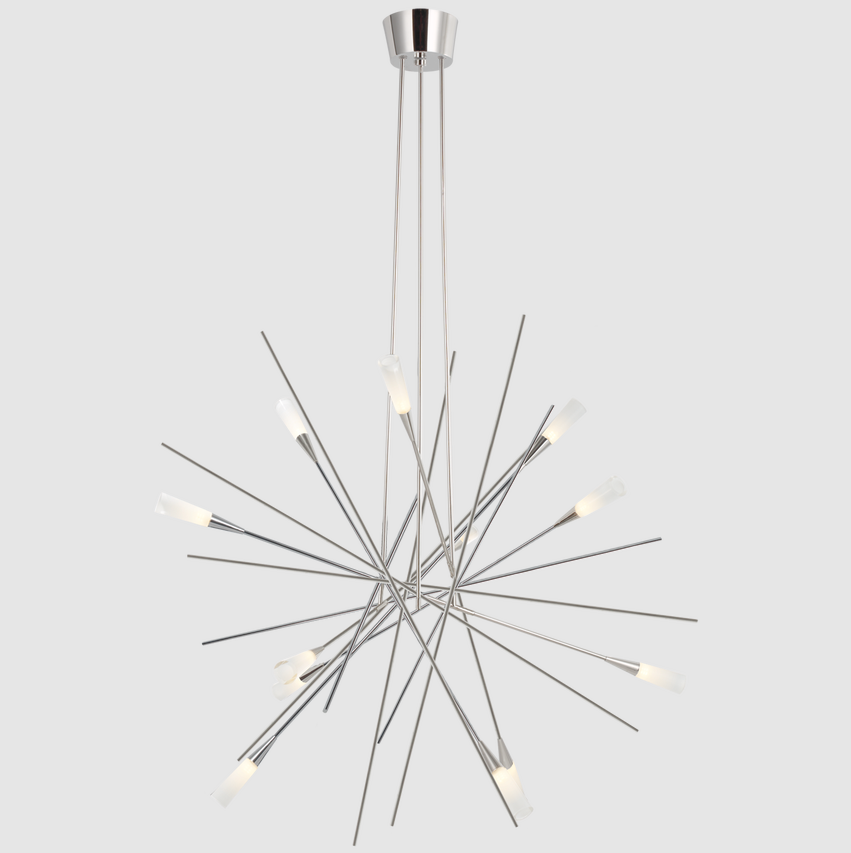 Creative American Style Sputnik Ceiling Pendant Light Flush Mount  Modern Brass Stellar Large Chandelier