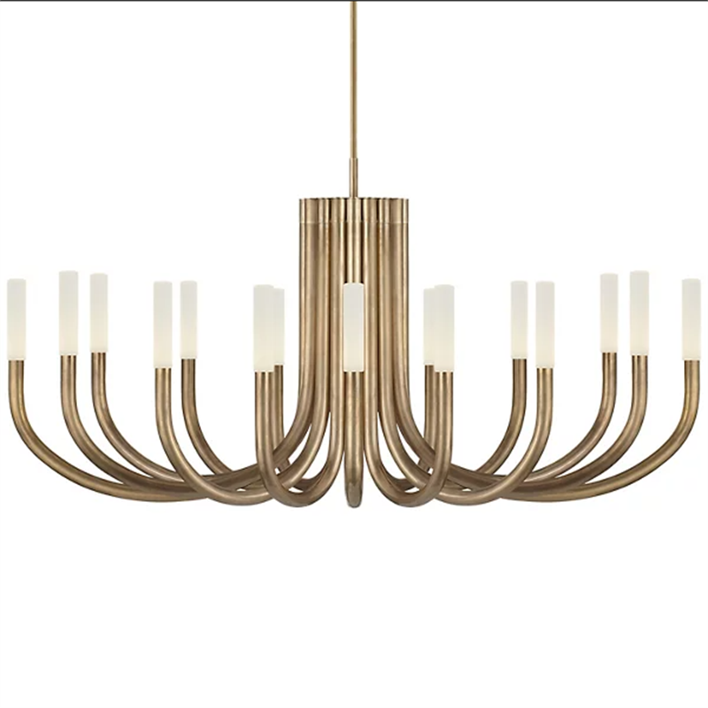 Custom Postmodern Pendant Light Luxury Chandelier American Lighting Villa Bedroom Living Room Nordic Brass Chandelier