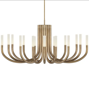 Custom Postmodern Pendant Light Luxury Chandelier American Lighting Villa Bedroom Living Room Nordic Brass Chandelier