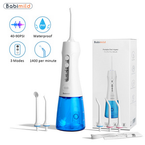 Oral Irrigator Water Flosser Dental Water Jet Tools Pick Cleaning Teeth 350ML 5 Nozzles Mouth Washing MachineFloss