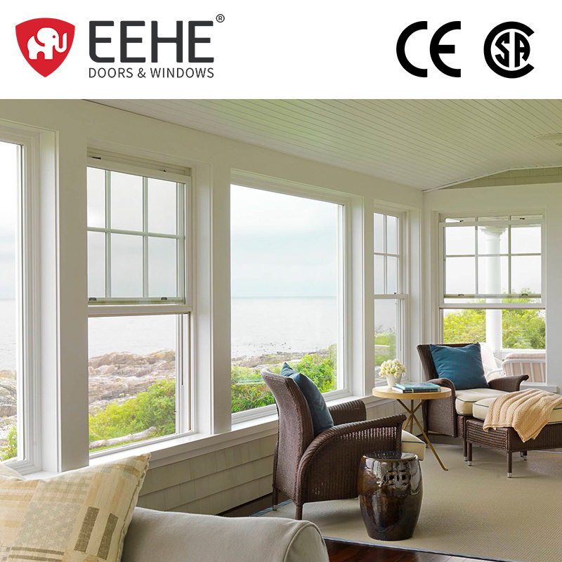 EEHE Fixed Casement Pivot Window Office Building Project Waterproof Aluminum Alloy Glass Single Hung Window