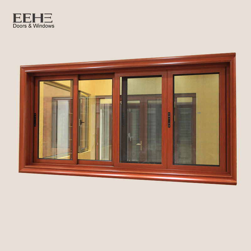 Transparent Smart Reception Tinted Glass Sliding Window