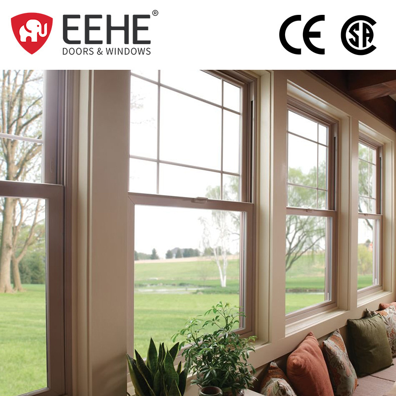 EEHE Fixed Casement Pivot Window Office Building Project Waterproof Aluminum Alloy Glass Single Hung Window