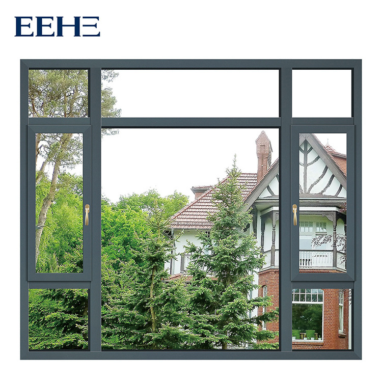 European style aluminum alloy glass design casement window aluminum swing windows and doors price