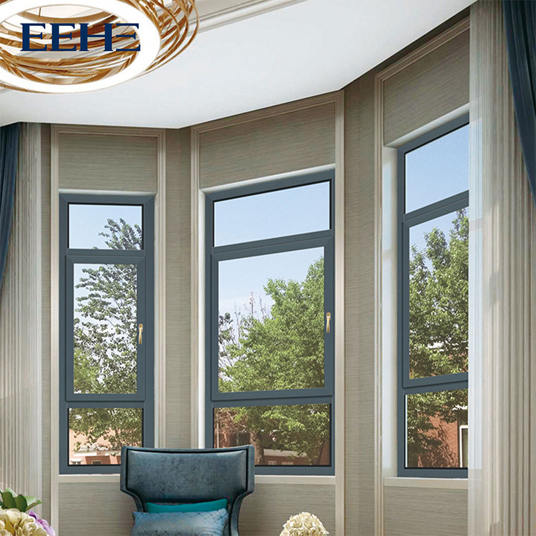 European style aluminum alloy glass design casement window aluminum swing windows and doors price