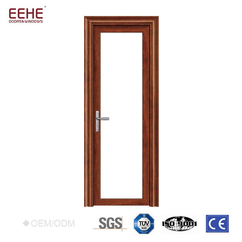 High Quality EEHE Aluminum Glass Bathroom Door Single Swing Door