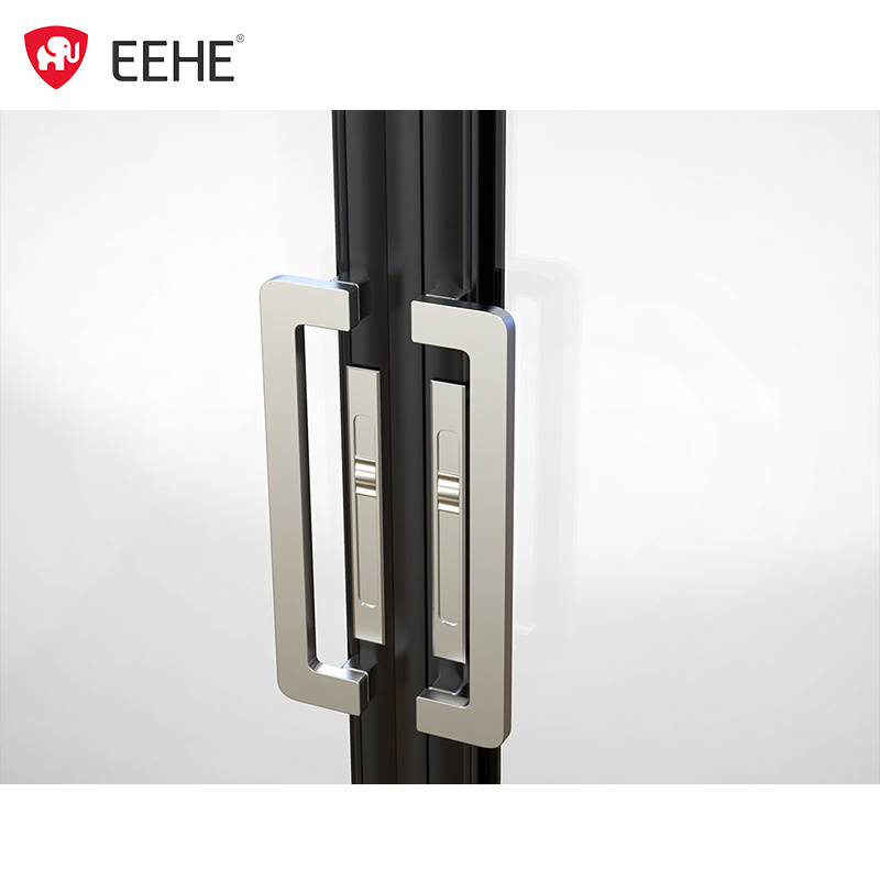 EEHE Heavy Duty Giant Glass Veranda Sliding Door Aluminum Insulated Hollow Shutter Sliding Door