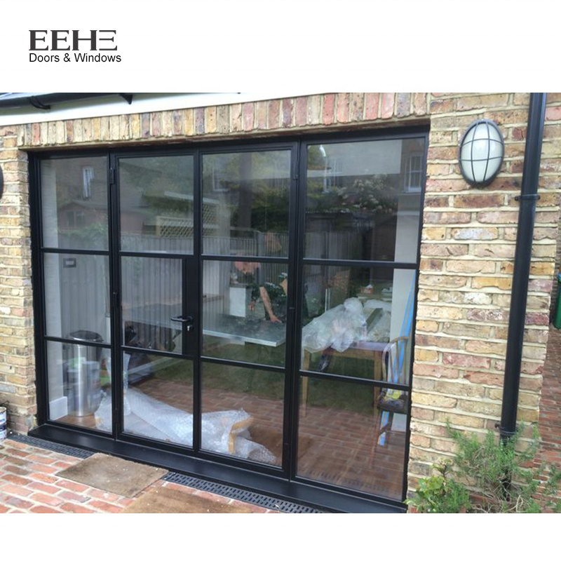 Australia standard Aluminum Commercial Shop Glass Door Design for entrance Front french Door in Australia Market