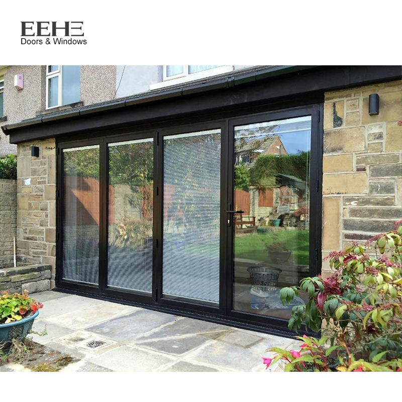 Australia standard Aluminum Commercial Shop Glass Door Design for entrance Front french Door in Australia Market