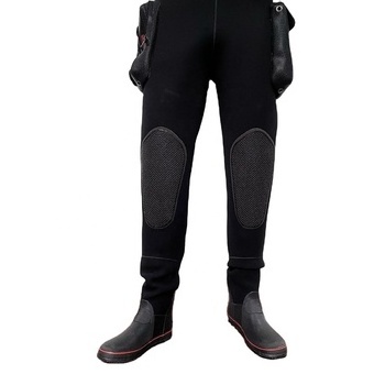 High Quality Men Neoprene Waterproof Drysuit Scuba Diving Dry Suit with Boots