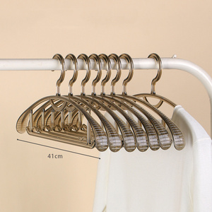 Clear Plastic Garment Organizer Through Benzene Saving Empty Acrylic Hanger