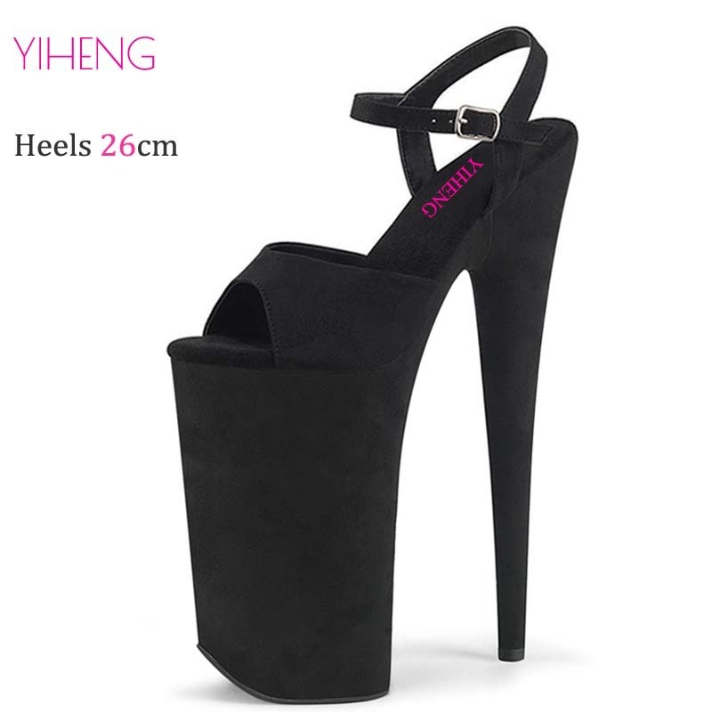 2024 Summer Platform Sandals Sexy  Ultra High Heels 26CM Women Sandale Female Pole Dancing Shoes