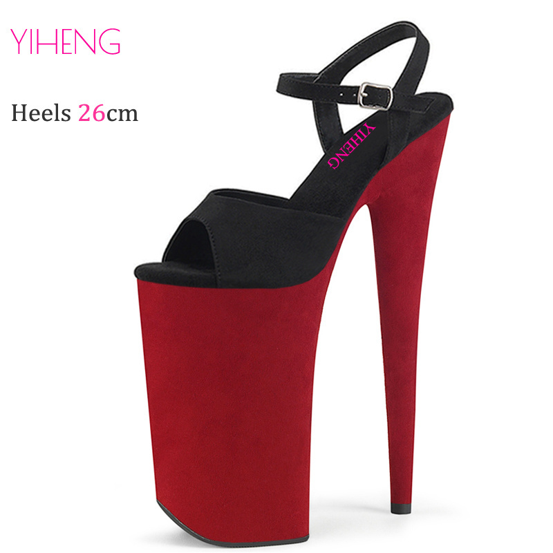 2024 Summer Platform Sandals Sexy  Ultra High Heels 26CM Women Sandale Female Pole Dancing Shoes