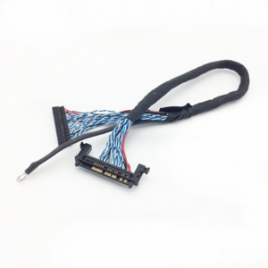 Custom Wire Harness Lvds Cable LCD 20/ 30pin Cable Assembly Factory IPEX Display LVDS Cable Assembly