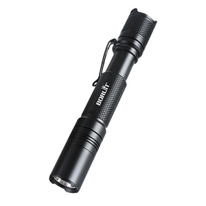 Boruit mini tactical flashlight, portable waterproof flashlight, battery AA LED flashlight for hiking and camping