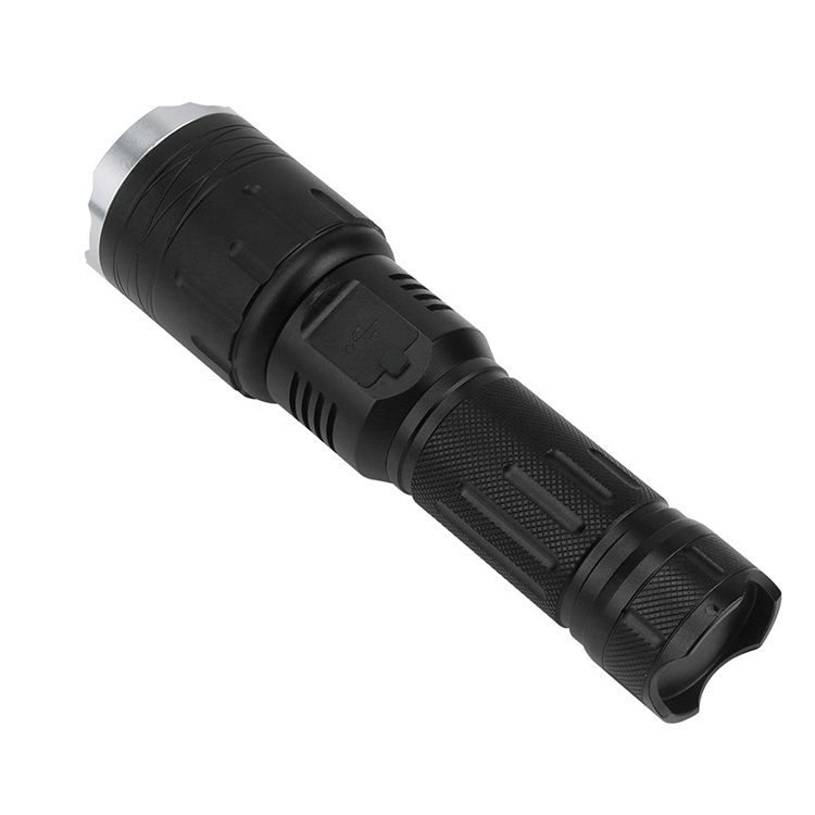 5000 Lumen  Flashlight 1000m Long Beam Distance Smart Zoom Function Type C charging Waterproof IPX6 Outdoor Torch Light