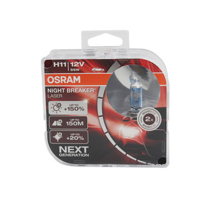 OSRAM 64211NL 12V H11 55W Night Breaker Laser Next Generation Halogen bulb