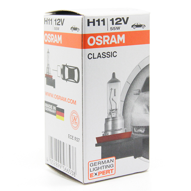 Osram H11 64211CLC 12V 55W PGJ19-2 Made in Germany E1 Halogen bulb Original headlight bulb