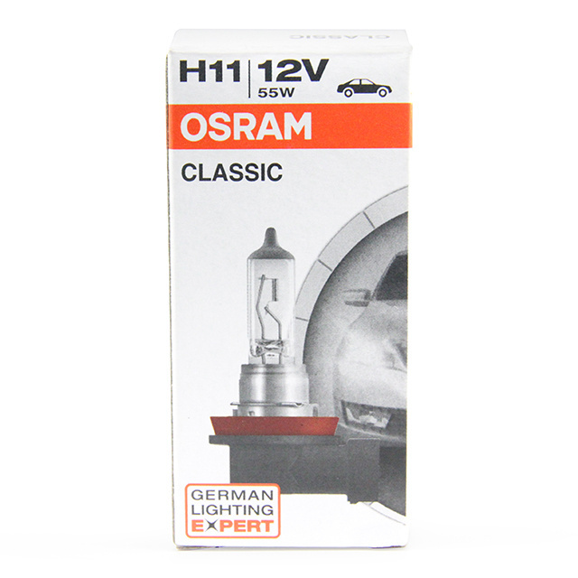 Osram H11 64211CLC 12V 55W PGJ19-2 Made in Germany E1 Halogen bulb Original headlight bulb