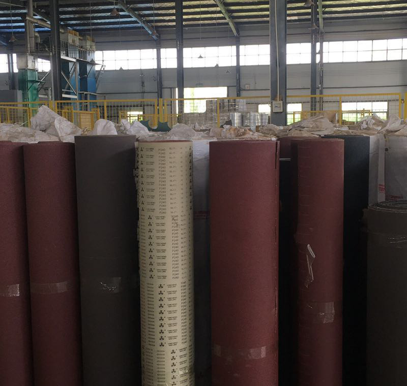 Deerfos Soft Jumbo Roll zirconia coated abrasive cloth roll for making belt and grinding metal, stainless steel